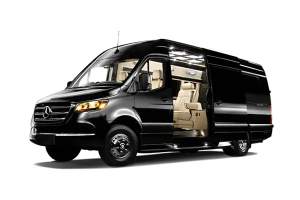 Black Executive Splinter Van