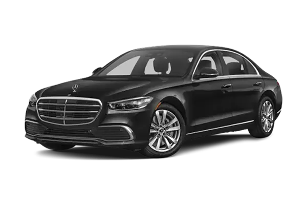 Home 12 Black Mercedes luxury sedan for executive and luxury transportation