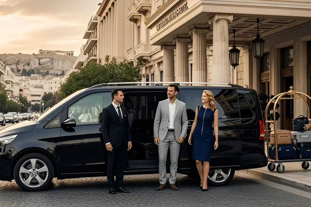 Hotel Transportation 11 Luxury Mercedes Benz V Class for NYC hotel transportation